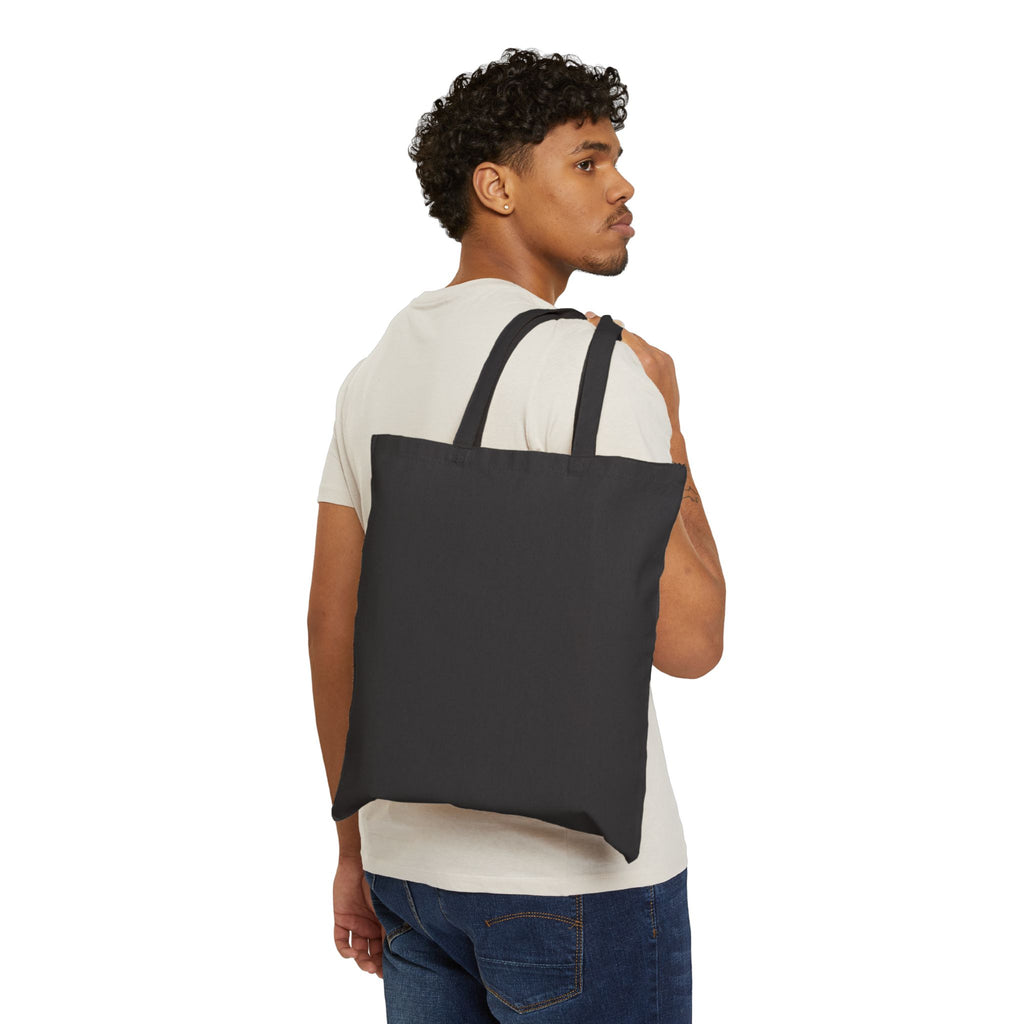 Koi Fish Canvas Tote Bag – Eco Market Bag with Serene Aquatic Illustration