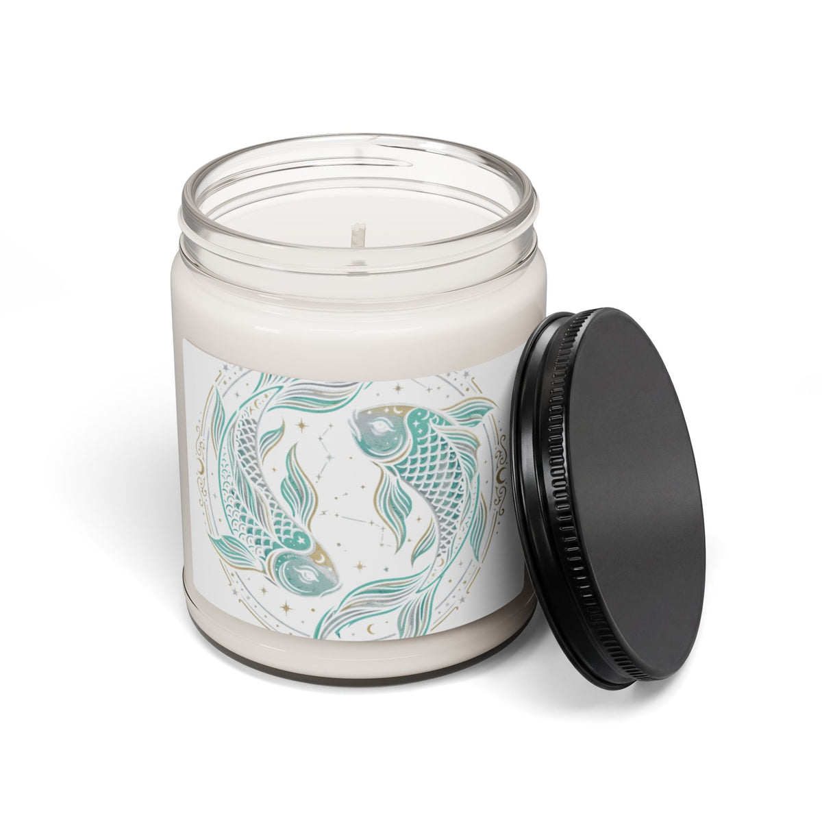 Soy Candle — Tranquil Koi Fish 9oz Scented Jar