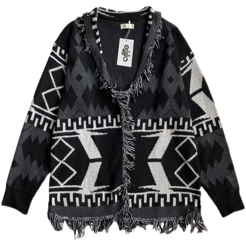 Halloween Big V-neck Sweater
