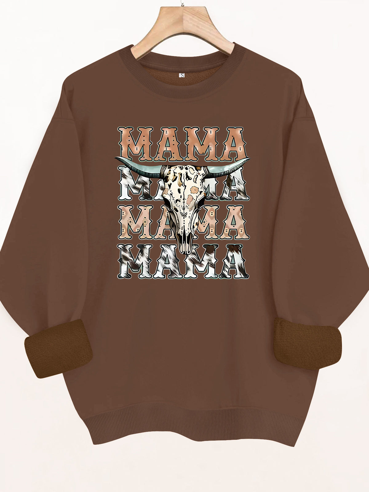 Round neck fleece hoodie for women