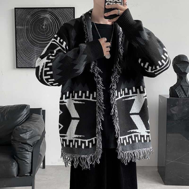 Halloween Big V-neck Sweater