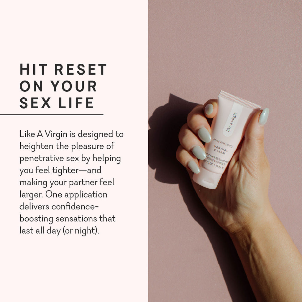 Like A Virgin + Water-based Lubricant - FIRM & SMOOTH DUO