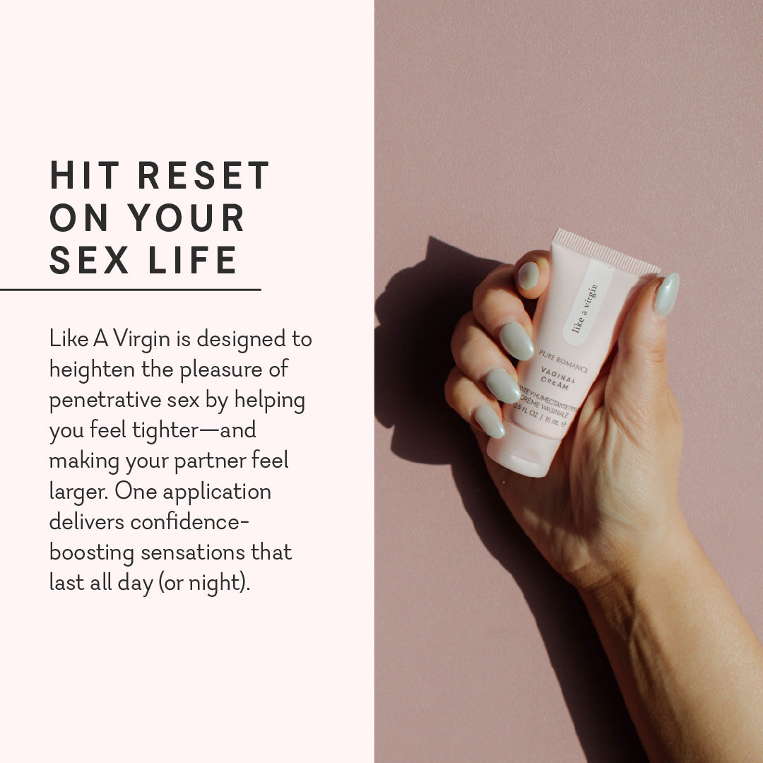 Like A Virgin + Water-based Lubricant - FIRM & SMOOTH DUO