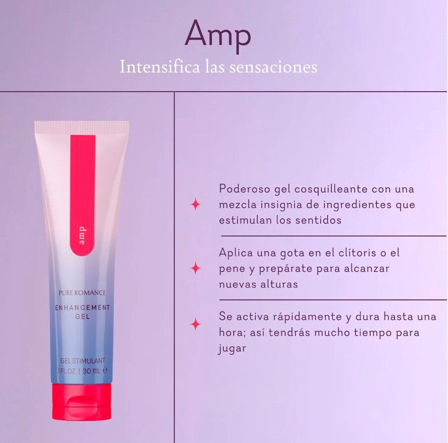 Amp | Gel Potenciador de Sensaciones – 1 oz